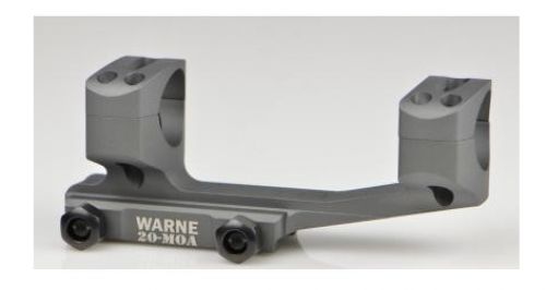 Warne X-SKEL 34mm Black Mount Set