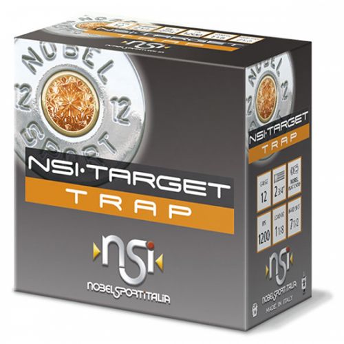 Nobel Sport Italia 12 Gauge, 2-3/4, #7.5 Shot, 1-1/8oz, 1200fps, CASE 250 Rounds