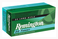 Rem Ammo 22 LR Target 40gr RN (50 rounds per box)