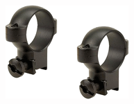 RIMFIRE RINGS 1" HIGH Black DVTL - 420076