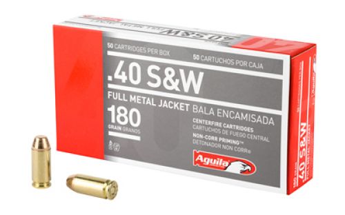 Aguila Target & Range Full Metal Jacket 40 S&W Ammo 50 Round Box