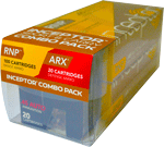 PolyCase Ammo 45RNPARX Inceptor 45 ACP 130 GR/118 GR RNP/ARX 120 Bx/ 12 Cs - 45RNPARXBR120