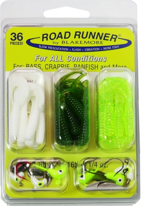 Blakemore Road Runner 36-Piece Jig Lure Kit