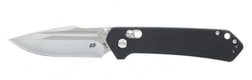 Schrade Divergent 3.06 Folding Modified Drop Point Plain Satin AUS-8A SS Blade 4.31 Black G10 Handle