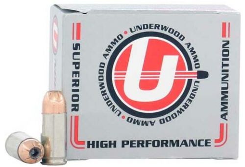 Underwood Jacketed Hollow Point 9mm+P Ammo 115 gr 20 Round Box