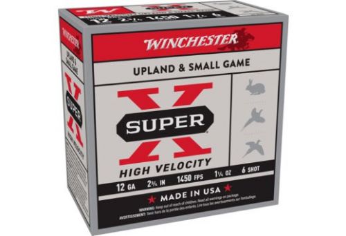 Winchester  Super-X 12GA 2.75 #6 shot  1450FPS 1-1/4oz 25RD