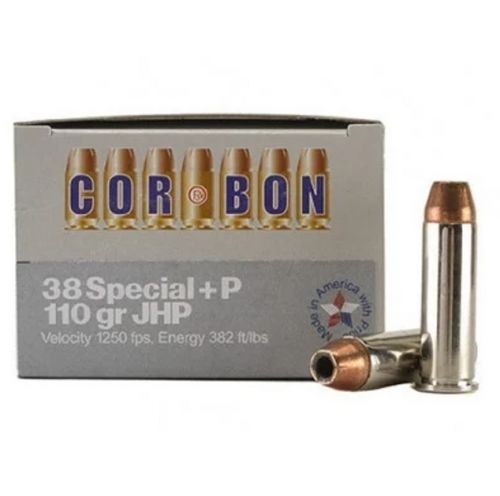 CORBON .38 SPL+P 110GR JHP 20/500