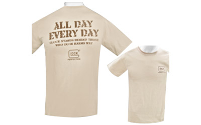 GLOCK EVERY DAY T-SHIRT SAND MED