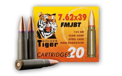 GOLDEN TIGER 762X39 124GR FMJ 20/