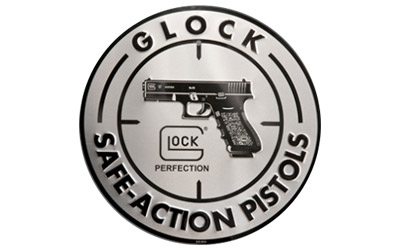 GLOCK SAFE ACTION ALUMINUM SIGN