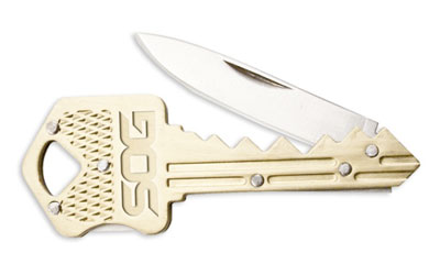 SOG KEY KNIFE BRASS