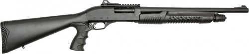 ASI PUMP ACTION 12GA 18.5 BLK 4+1