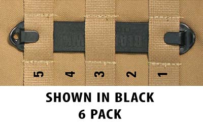 BlackHawk SPEEDCLIP 6 PACK/ #5 5 Black