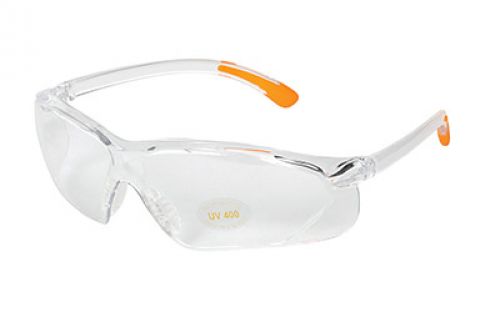 ALLEN SHOOTING GLASS CLEAR W/ORANGE