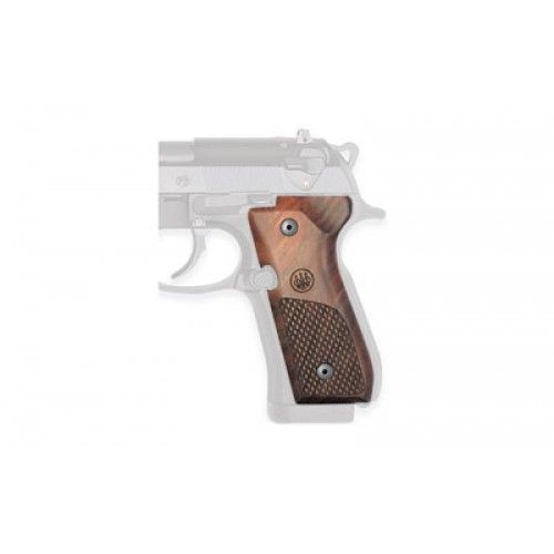 BERETTA GRIPS 92 96 WOOD OVAL CHKRNG