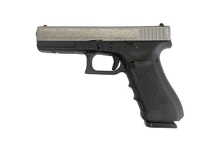 Glock 17 Gen4 9MM STSEngraved Semi-Auto Pistol 13209 | 17 Rounds