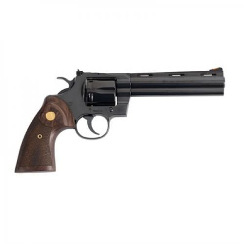 Colt Python .357 Magnum 6 Blue, Wood Grips, 6 Shot
