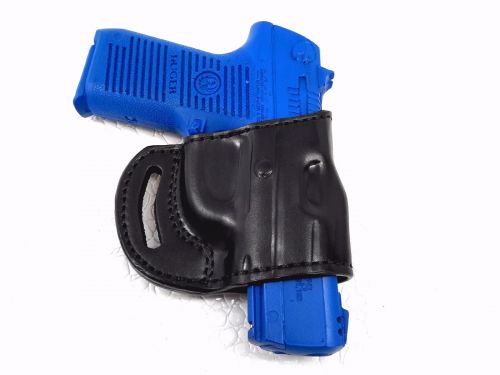 Black Springfield XD-S Mod.2 9mm Pistol OWB Yaqui Slide Style Right Hand Leather Holster