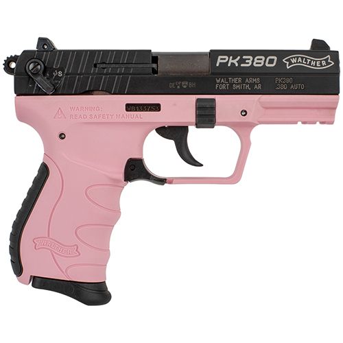 Walther Arms PK380 .380ACP 3.6 BL/PINK 8RD