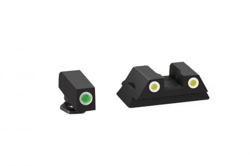 Ameriglo GL-381 Classic For Glock 42 Night Sights Green/Yellow