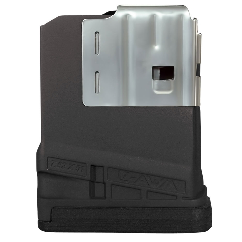 Lancer L7AWM AR-10 Magazine 10RD 308WIN/7.62NATO Opaque Black