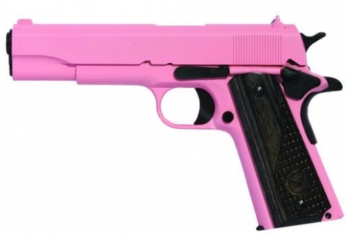 Iver Johnson 1911A1 Mil-Spec Pink 8+1 45ACP 5