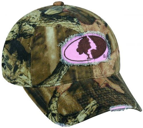 Ladies Mossy Oak Frayed Cap