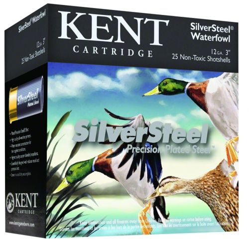 Kent SilverSteel 12ga 3 1-1/4oz #BB 25/bx