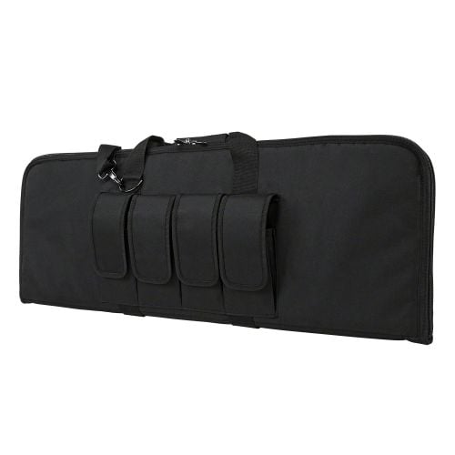 NcStar CVCP2960B36 VISM Carbine Case Black PVC Nylon with Lockable Zippers, Pockets & Padded Carry Handle 36 L x 13 H Exterior