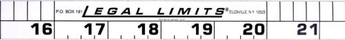 Legal Limits W36 Rod & Boat Ruler