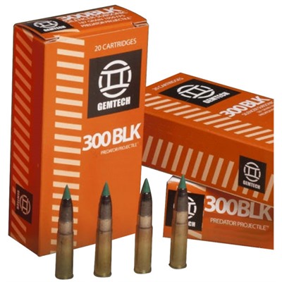 Gemtech Ammo 300 AAC BLK 120gr Polymer Tip 20/bx (20 rounds per box)