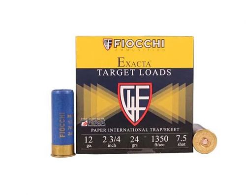 Fiocchi International 12 GA 2.75 24 Gram #7.5 25/bx (25 rounds per box)