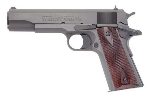 CLT 1911 GOVT 45ACP 5 CUSTOM SHOP - Blue w/ Rosewood Grips