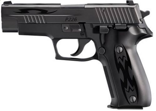 SIG P226R 9MM TRIBAL NS BLK NITRON