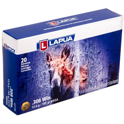 Lapua Ammo 30-06 MEGA 185gr SP 20/bx