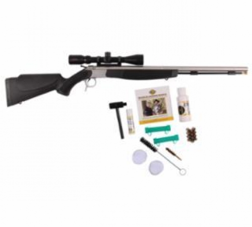 CVA Optima V2 KonusPro 3-9x40mm Scope Outfit Package 50 Cal Black Powder Rifle Muzzleloader