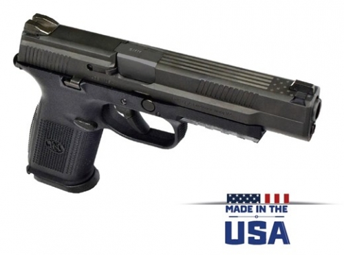 FN FNS LS 9MM 17RD 5 BLK POLY FLAG