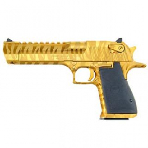 Magnum Research DE MKXIX 50AE 6 GOLD TIGER STRIPE BLEM