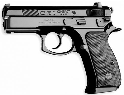 CZ 75 D COMPACT 9MM RAIL DECOCKER RAIL 14RD