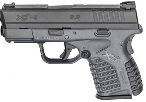 Springfield Armory XD-S Essentials Pkg 9mm 8+1 Grey Grips