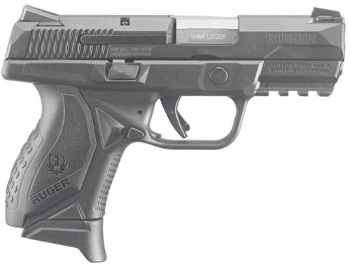 Ruger American Compact 9mm 3.55in 10+1 Black