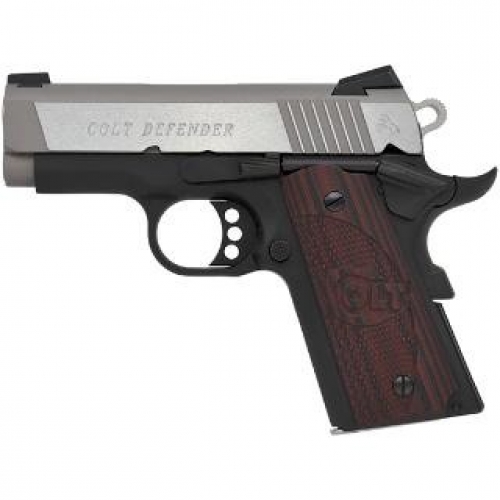 CLT DEFENDER 45ACP 3 SS SLIDE BLK CERAKOTE FRAME