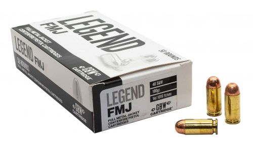 Legend AMMO .40 S&W 180GR FMJ 50 rounds