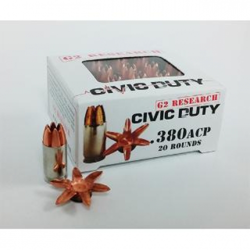 G2R CIVIC DUTY .380 ACP 20/25