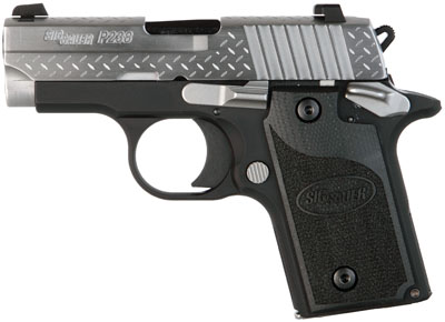 Sig Sauer 238-380-DP P238 Diamond Plate 6+1 380ACP 2.7