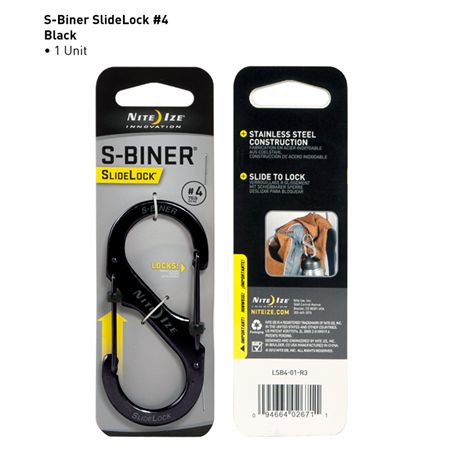 S-Biner Stainless Steel SlideLock