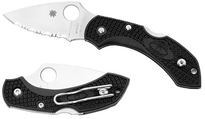 Spyderco C28 Dragonfly Flt Ground Black/Spy