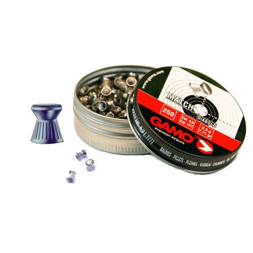 Gamo Match Pellets Flat Nose .177 (Per 250)