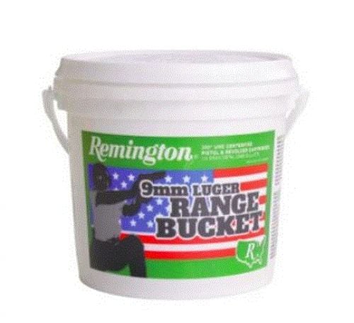 Remington Range Bucket UMC Pistol Ammo 9mm 115 gr. FMJ 350 rd.