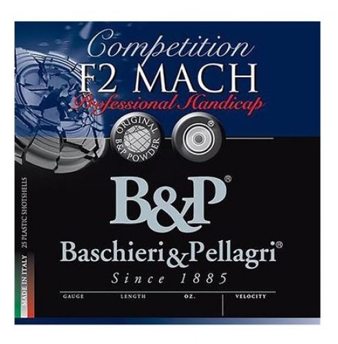 B&P F2 Mach  12 ga 2-3/4 1-1/8oz 1250 fps #8.5 shot 25rd box